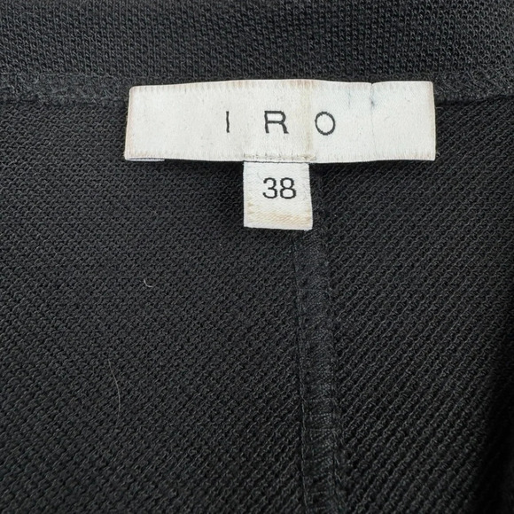 IRO Matvey Black Knit Long Sleeve Mini Wool Blend Dress - Picture 5 of 14